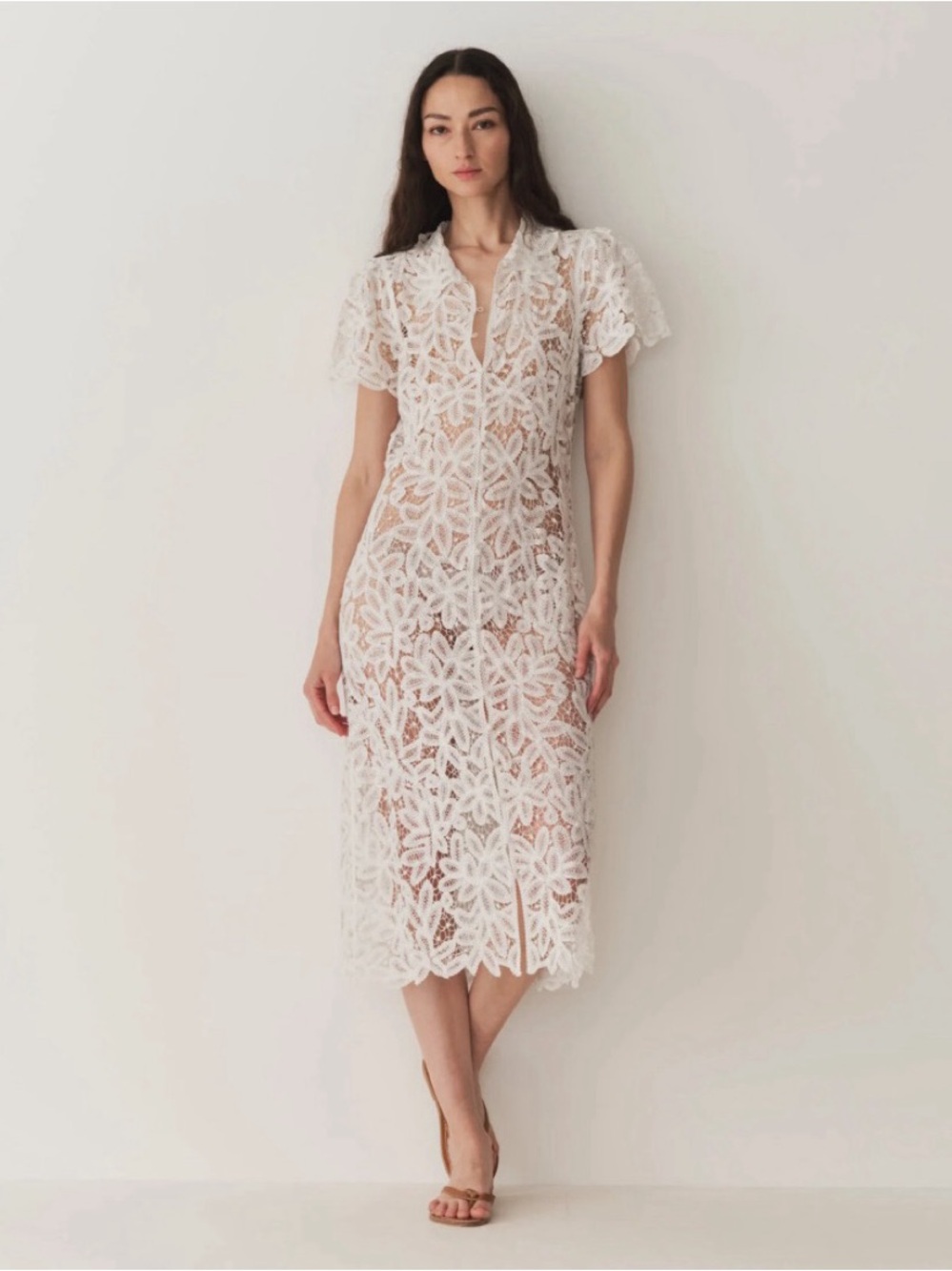 DÔEN - Etoile Dress in Salt - L